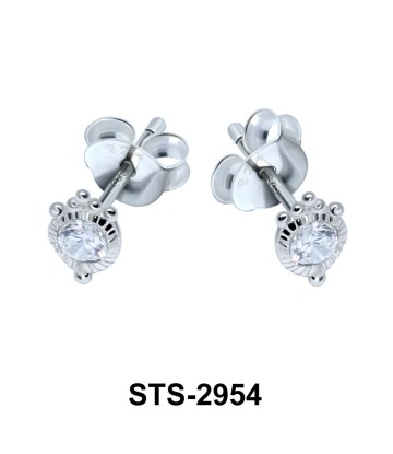 CZ Stone Stud Earring STS-2954