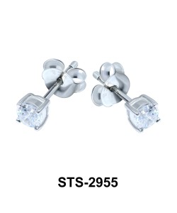 CZ Stone Stud Earring STS-2955