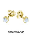 CZ Stone Stud Earring STS-2955