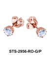 CZ Stone Stud Earring STS-2956