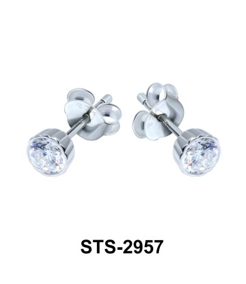 CZ Stone Stud Earring STS-2957