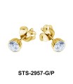 CZ Stone Stud Earring STS-2957