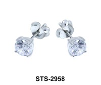 CZ Stone Stud Earring STS-2958