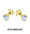 CZ Stone Stud Earring STS-2959