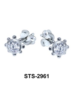 CZ Stone Stud Earring STS-2961