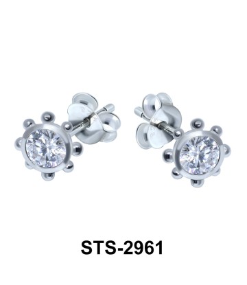 CZ Stone Stud Earring STS-2961