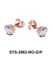 CZ Stone Stud Earring STS-2962