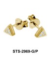 CZ Stones Stud Earring STS-2969