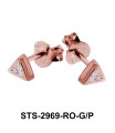 CZ Stones Stud Earring STS-2969