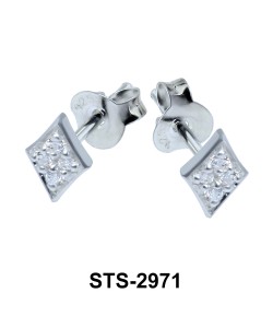 CZ Stones Stud Earring STS-2971