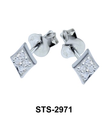 CZ Stones Stud Earring STS-2971