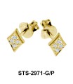 CZ Stones Stud Earring STS-2971