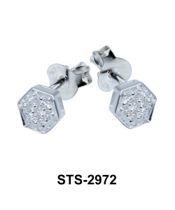 CZ Stones Stud Earring STS-2972