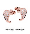 CZ Stones Stud Earring STS-2973