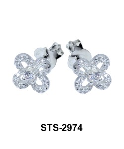 CZ Stones Stud Earring STS-2974