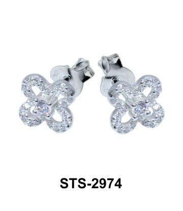 CZ Stones Stud Earring STS-2974