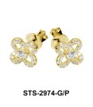 CZ Stones Stud Earring STS-2974