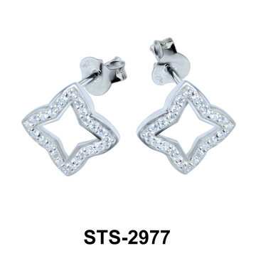 CZ Stones Stud Earring STS-2977
