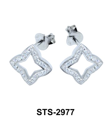 CZ Stones Stud Earring STS-2977