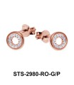 CZ Stones Stud Earring STS-2980