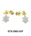 CZ Stones Stud Earring STS-2982