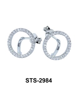 CZ Stones Stud Earring STS-2984