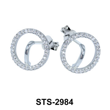 CZ Stones Stud Earring STS-2984