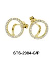 CZ Stones Stud Earring STS-2984