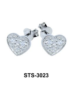 CZ Stones Stud Earring STS-3023