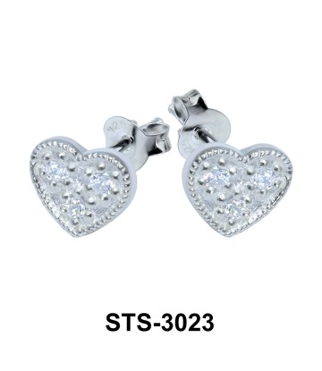 CZ Stones Stud Earring STS-3023