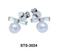 CZ Stones Stud Earring STS-3024