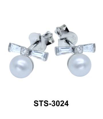 CZ Stones Stud Earring STS-3024