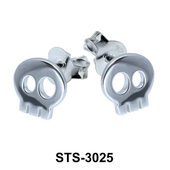 Stud Earring Skull Shape STS-3025