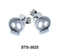 Stud Earring Skull Shape STS-3025