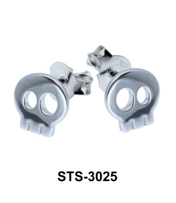 Stud Earring Skull Shape STS-3025