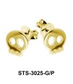 Stud Earring Skull Shape STS-3025