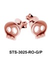 Stud Earring Skull Shape STS-3025