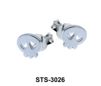 Stud Earring Skull Shape STS-3026