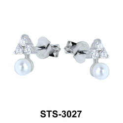 CZ Stones Stud Earring STS-3027