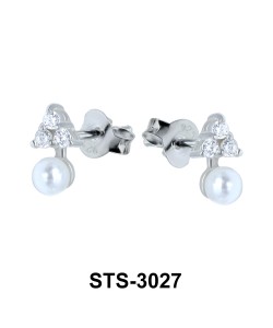 CZ Stones Stud Earring STS-3027