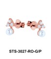 CZ Stones Stud Earring STS-3027