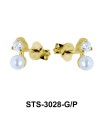 CZ Stones Stud Earring STS-3028