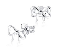 Tied Ribbon Shaped Stud Earrings STS-366