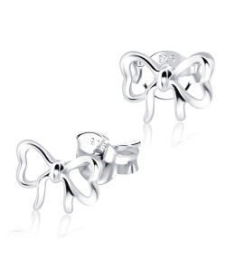 Tied Ribbon Shaped Stud Earrings STS-366