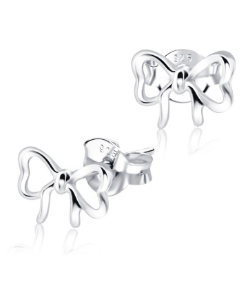 Tied Ribbon Shaped Stud Earrings STS-366