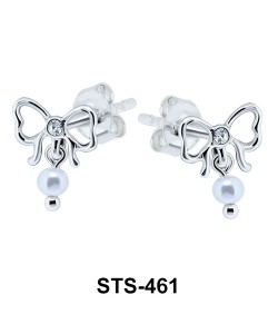 Stud Earring Sweet Bow STS-461