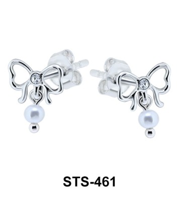 Stud Earring Sweet Bow STS-461