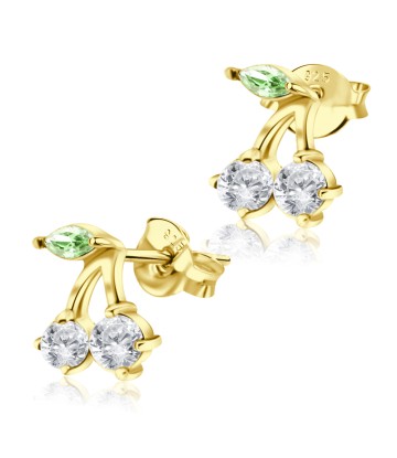 Gold Plated Silver Stud Earring STS-465-GP