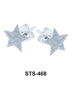 Stud Earring Glitter Star STS-468