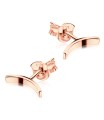 Curve Shaped Stud Earrings STS-472